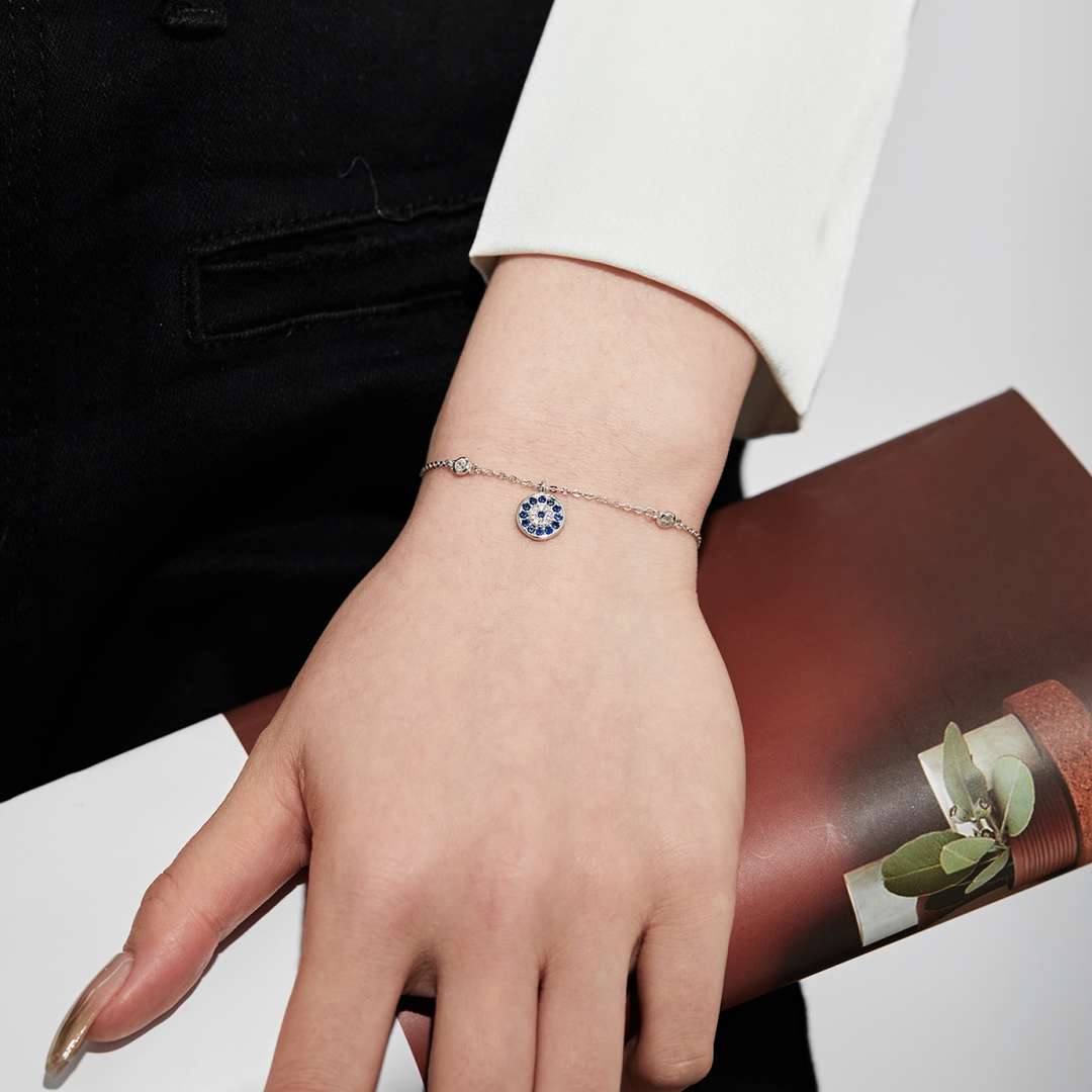 [Regalia Jewelry]Devil's Eye Round Shape Bracelet