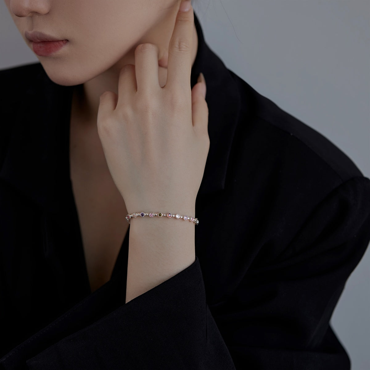 [Regalia Jewelry]Sparkling Exquisite Round Cut Party Bracelet