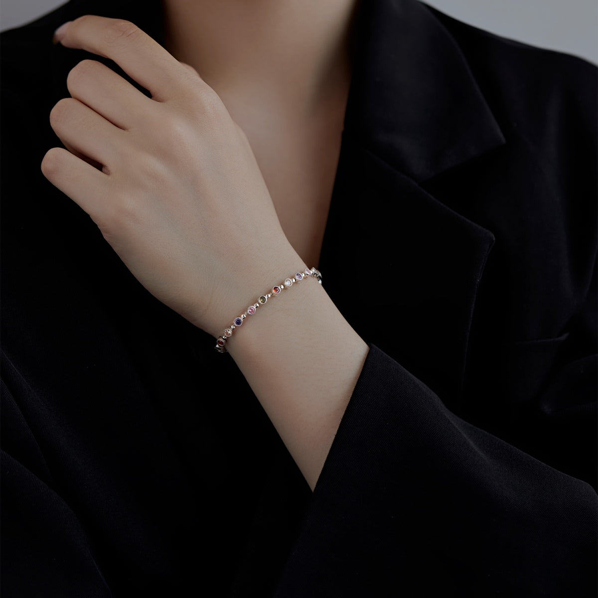 [Regalia Jewelry]Sparkling Exquisite Round Cut Party Bracelet