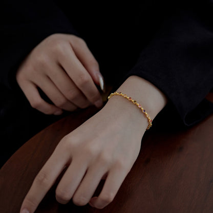 [Regalia Jewelry]Sparkling Exquisite Round Cut Party Bracelet