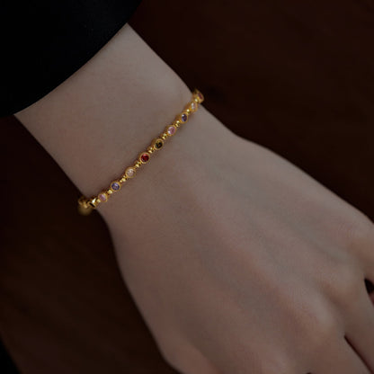 [Regalia Jewelry]Sparkling Exquisite Round Cut Party Bracelet