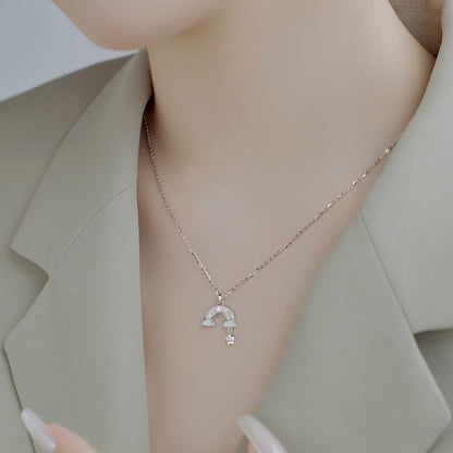 [Regalia Jewelry]Unique Rainbow Star Necklace