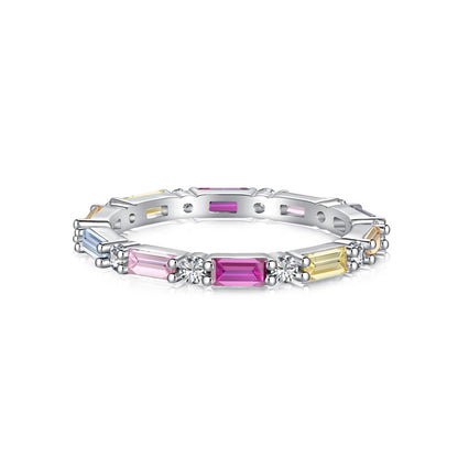 [Regalia Jewelry]Lively In Shades Elegant Radiant Cut Daily Ring