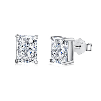 [Regalia Jewelry]Radiant Luxurious Princess Cut Daily Earrings
