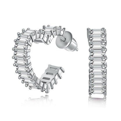 [Regalia Jewelry]Radiant Heart Cutout Earrings