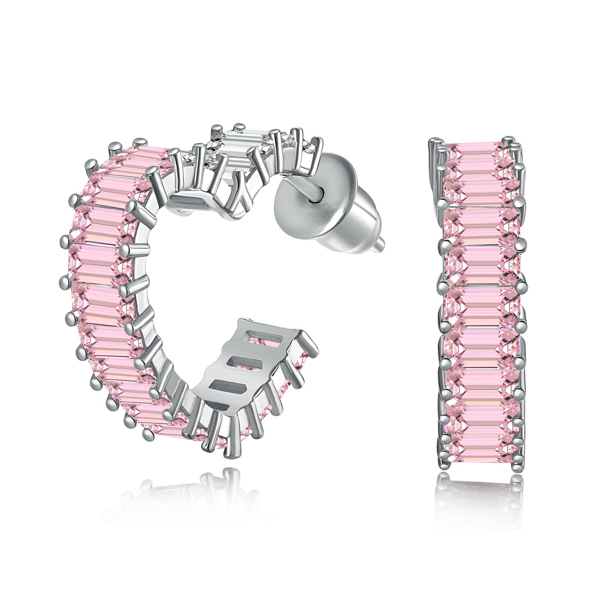 [Regalia Jewelry]Radiant Heart Cutout Earrings