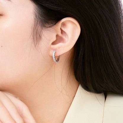 [Regalia Jewelry]Radiant Colorful Round Cut Earrings