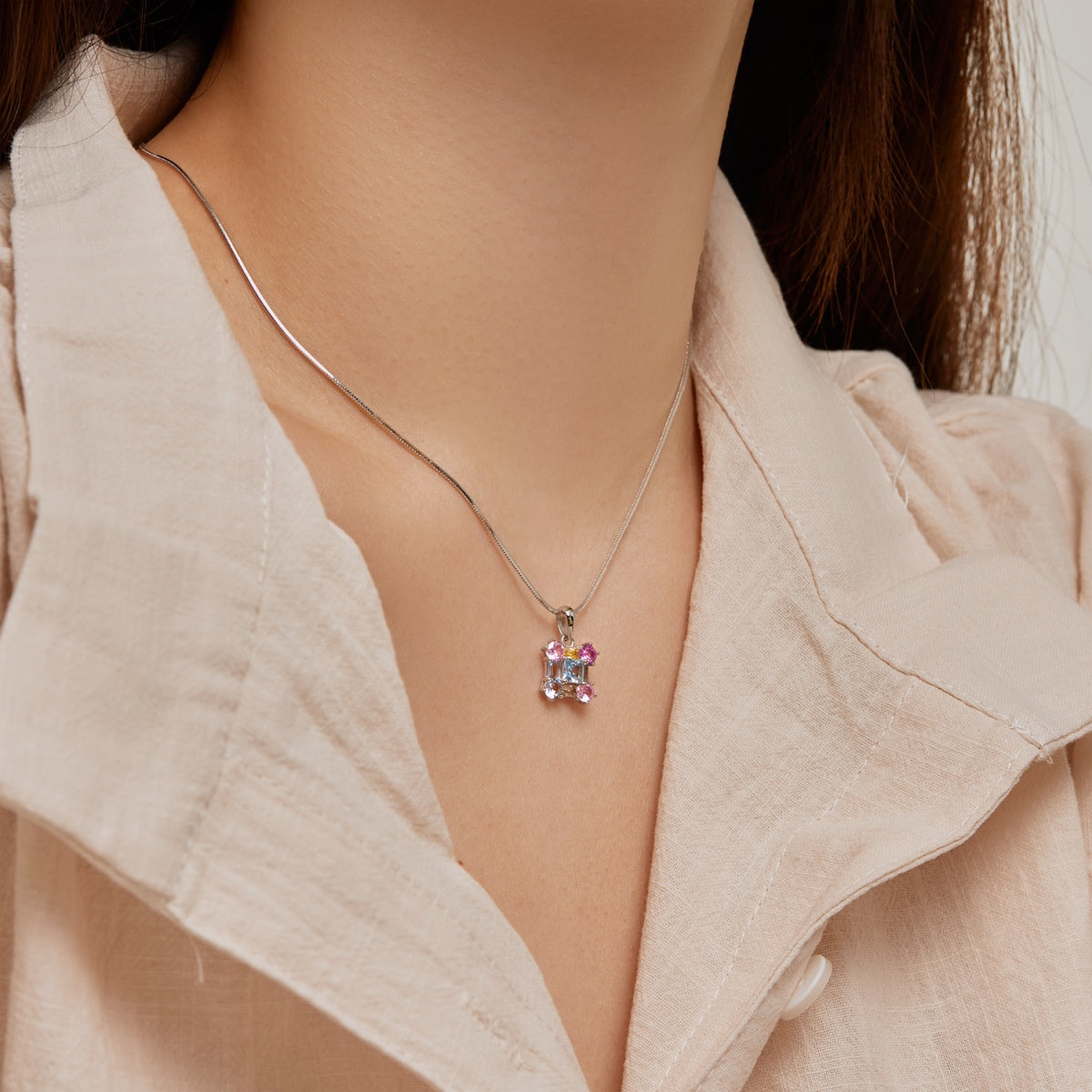 [Regalia Jewelry]Gorgeous Multi Colorful Necklace
