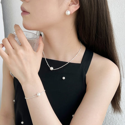 [Regalia Jewelry]Delicate Pearl Earrings
