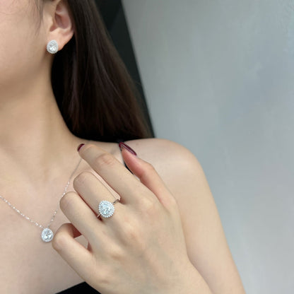 [Regalia Jewelry]Delicate Gorgeous Pear Cut Daily Earrings