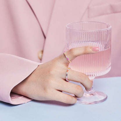 [Regalia Jewelry]Lively In Shades Elegant Radiant Cut Daily Ring