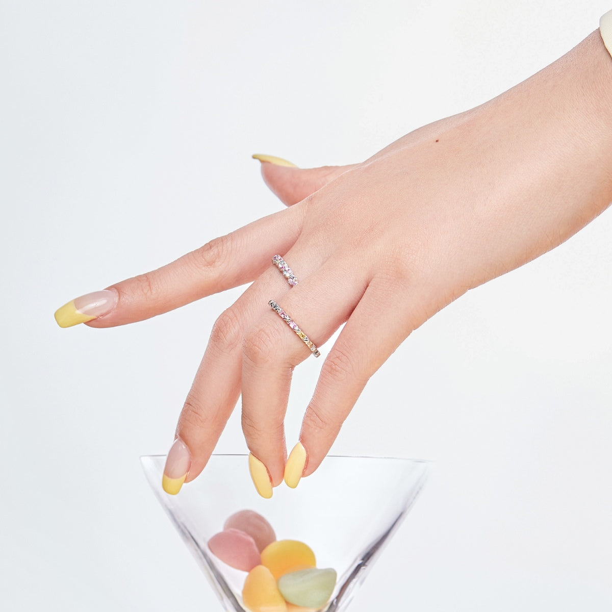 [Regalia Jewelry]Charming Colorful Round Cut Daily Ring