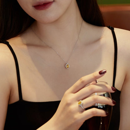 [Regalia Jewelry]Delicate Unique Oval Cut Daily Earrings