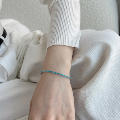 [Regalia Jewelry]Dazzling Exquisite Round Cut Daily Bracelet