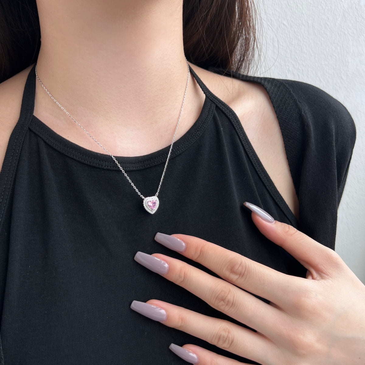 [Regalia Jewelry]Exquisite Heart Shape Necklace