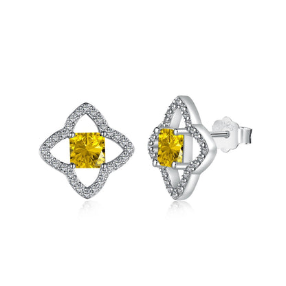 [Regalia Jewelry]Elegant Star Shape Princess Cut Daily Earrings