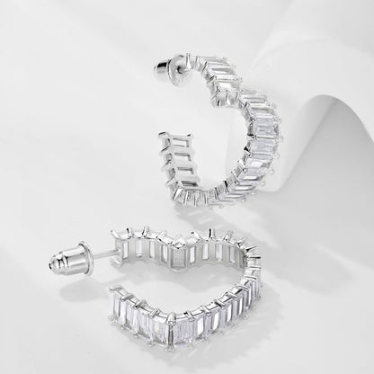 [Regalia Jewelry]Radiant Heart Cutout Earrings