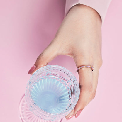 [Regalia Jewelry]Dainty Colorful Round Cut Party Ring