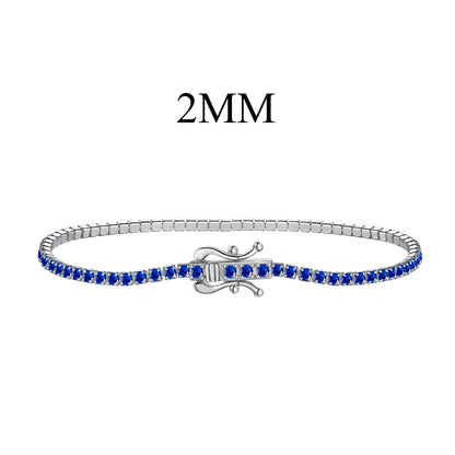 [Regalia Jewelry]Radiant Colorful Round Cut Party Bracelet