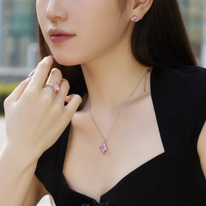 [Regalia Jewelry]Four-Leaf Clover Ball Earrings