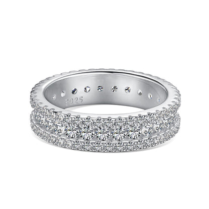 [Regalia Jewelry]Delicate Colorful Round Cut Daily Ring