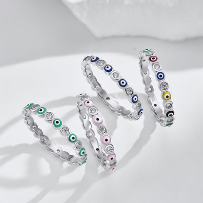 [Regalia Jewelry]Sparkling Vibrant Round Shape Daily Ring