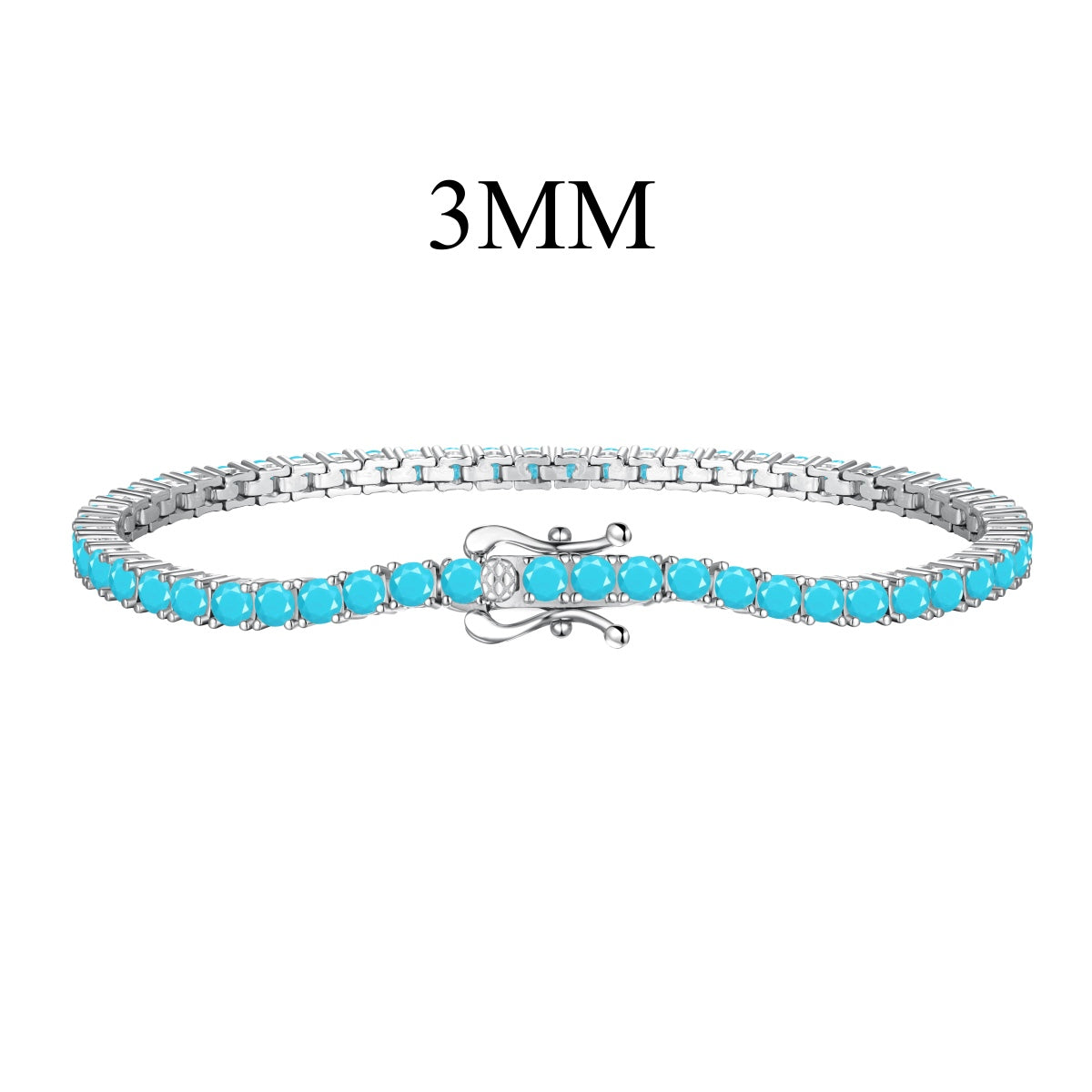 [Regalia Jewelry]Dainty Charming Round Cut Tennis Bracelet