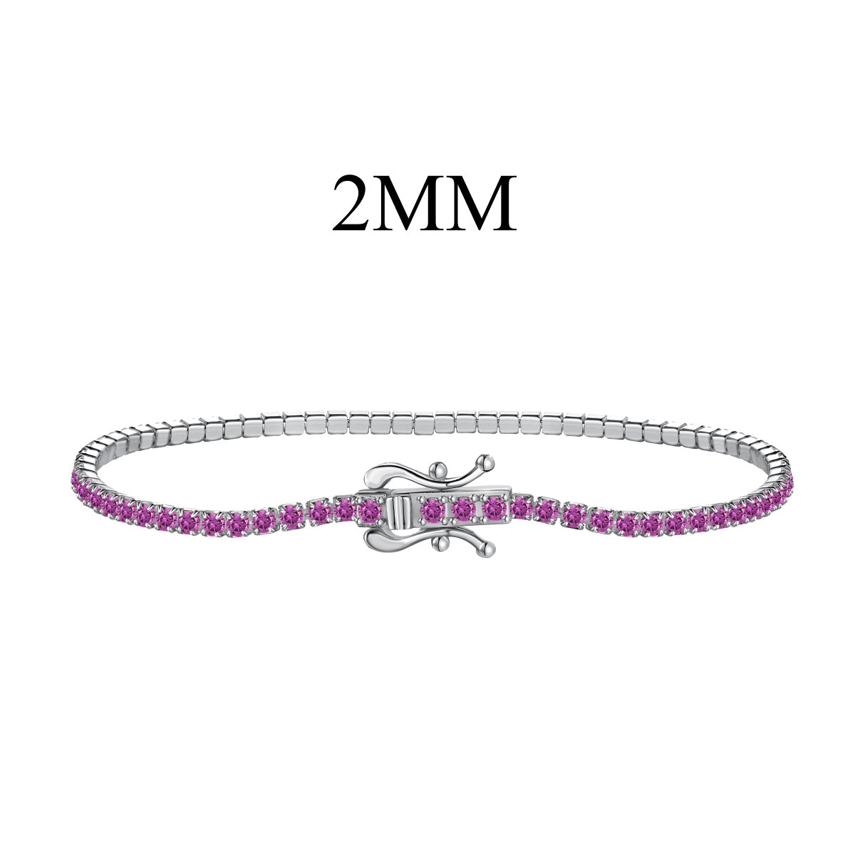 [Regalia Jewelry]Radiant Colorful Round Cut Party Bracelet