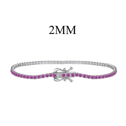 [Regalia Jewelry]Radiant Colorful Round Cut Party Bracelet