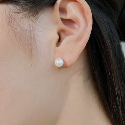 [Regalia Jewelry]Delicate Pearl Earrings