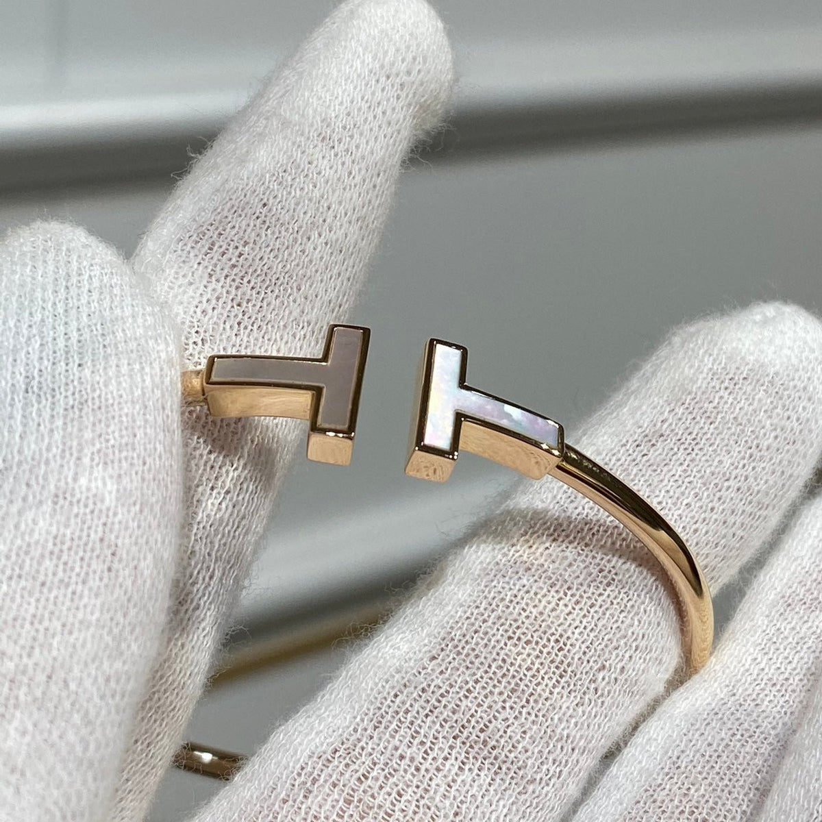 [Regalia Jewels]T BRACELET 1.8MM MOP PINK GOLD