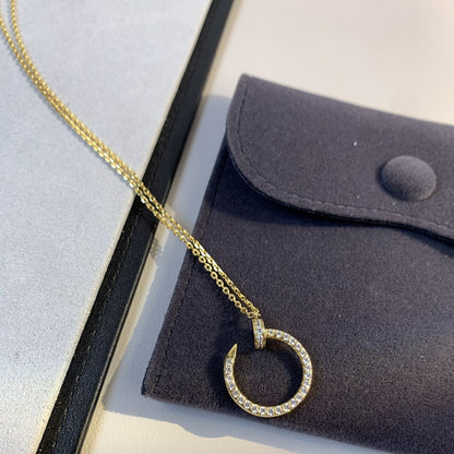 [Regalia Jewelry]JUSTE NECKLACE GOLD DIAMONDS