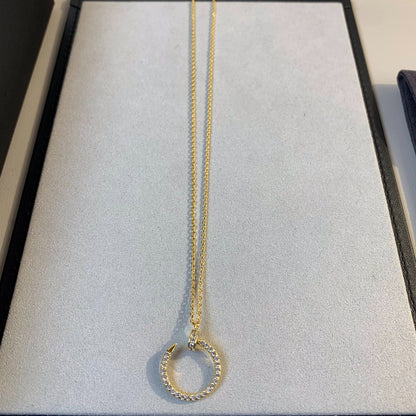 [Regalia Jewelry]JUSTE NECKLACE GOLD DIAMONDS