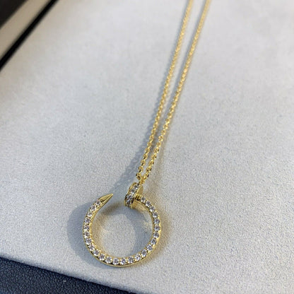 [Regalia Jewelry]JUSTE NECKLACE GOLD DIAMONDS