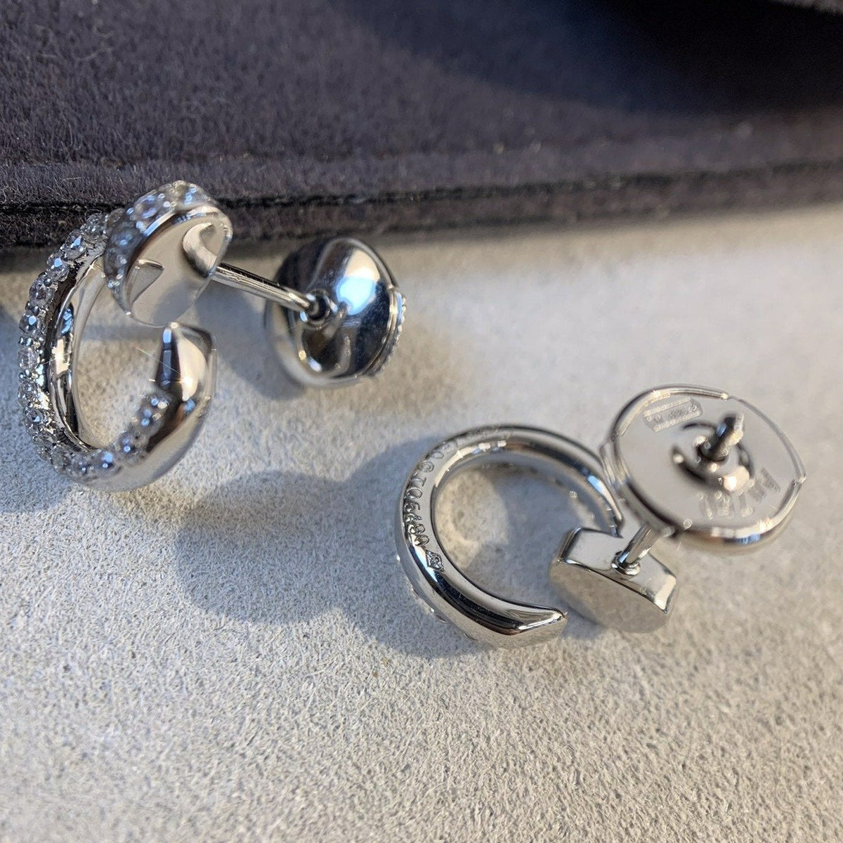 [Regalia Jewelry]JUSTE EARRINGS SILVER DIAMONDS