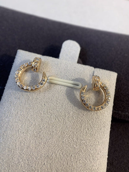 [Regalia Jewelry]JUSTE EARRINGS GOLD DIAMONDS