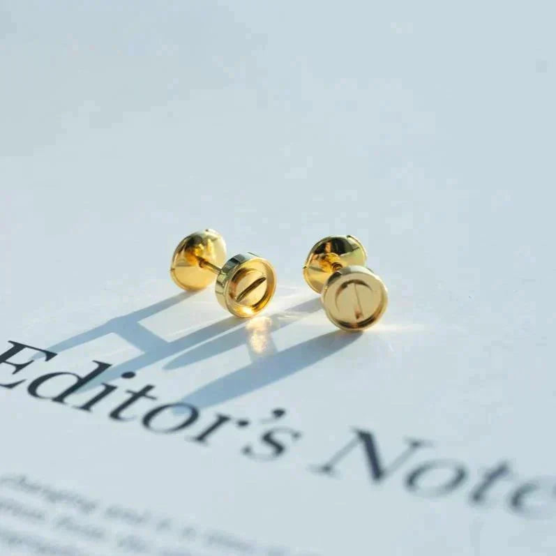 [Regalia Jewelry]LOVE EARRINGS GOLD 10MM