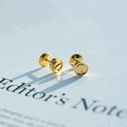 [Regalia Jewelry]LOVE EARRINGS GOLD 10MM