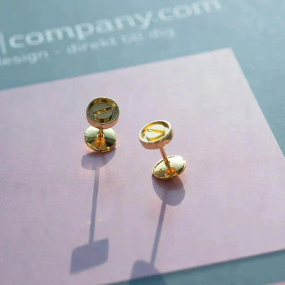 [Regalia Jewelry]LOVE EARRINGS GOLD 10MM