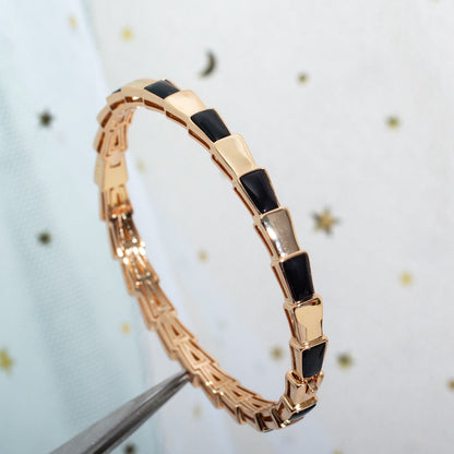 [Regalia Jewelry]SERPENTI BRACELET PINK GOLD ONYX