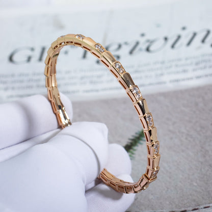 [Regalia Jewelry]SERPENTI BRACELET PINK GOLD DIAMOND