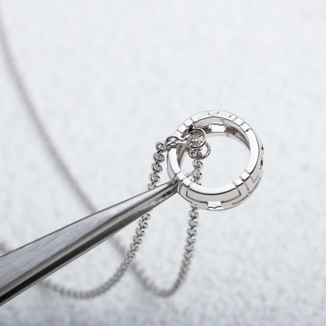 [Regalia Jewelry]PARENTESI NECKLACE SILVER