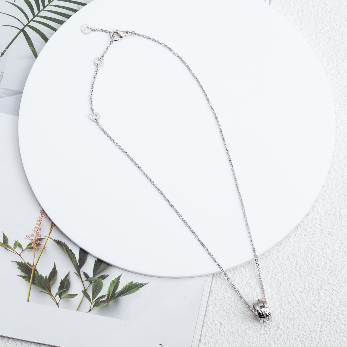 [Regalia Jewelry]PARENTESI NECKLACE SILVER