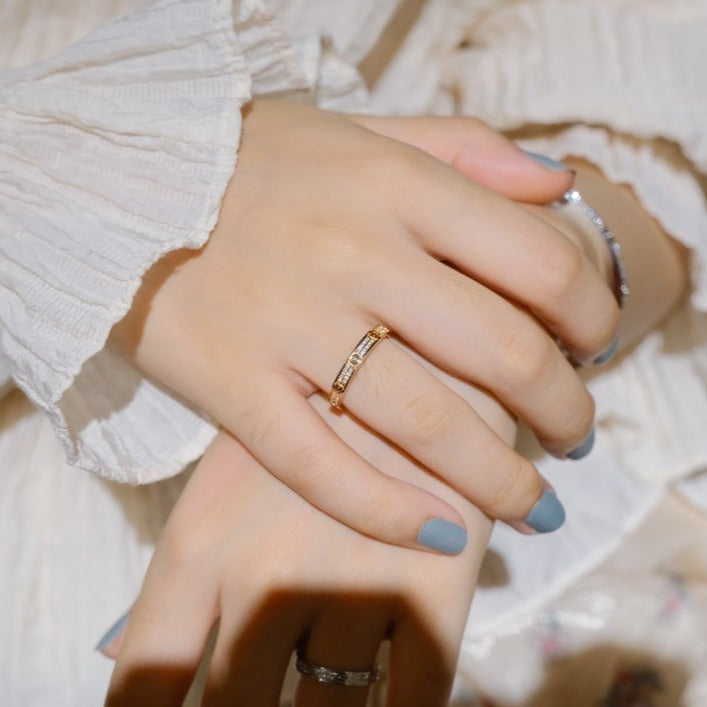 [Regalia Jewelry]LOVE RING 2.65MM DIAMOND