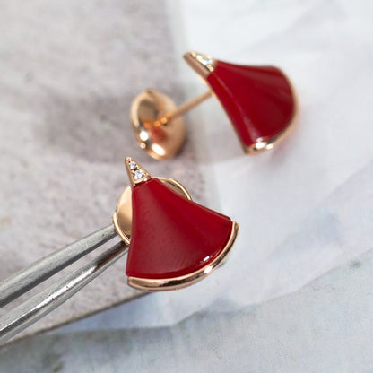 [Regalia Jewelry]DIVAS DREAM EARRINGS PINK GOLD