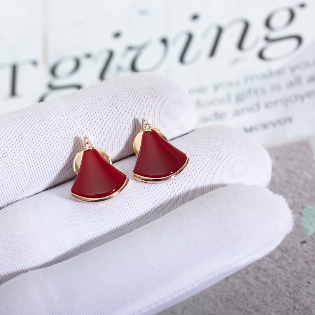 [Regalia Jewelry]DIVAS DREAM EARRINGS PINK GOLD