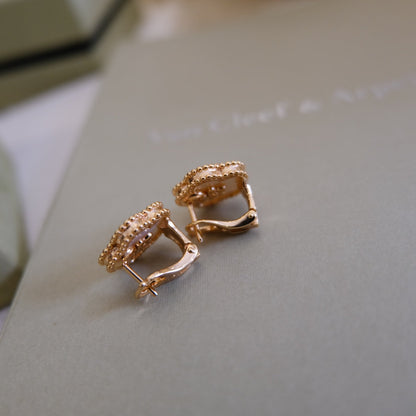 [Regalia Jewelry]LUCKY WHITE MOP EARRINGS