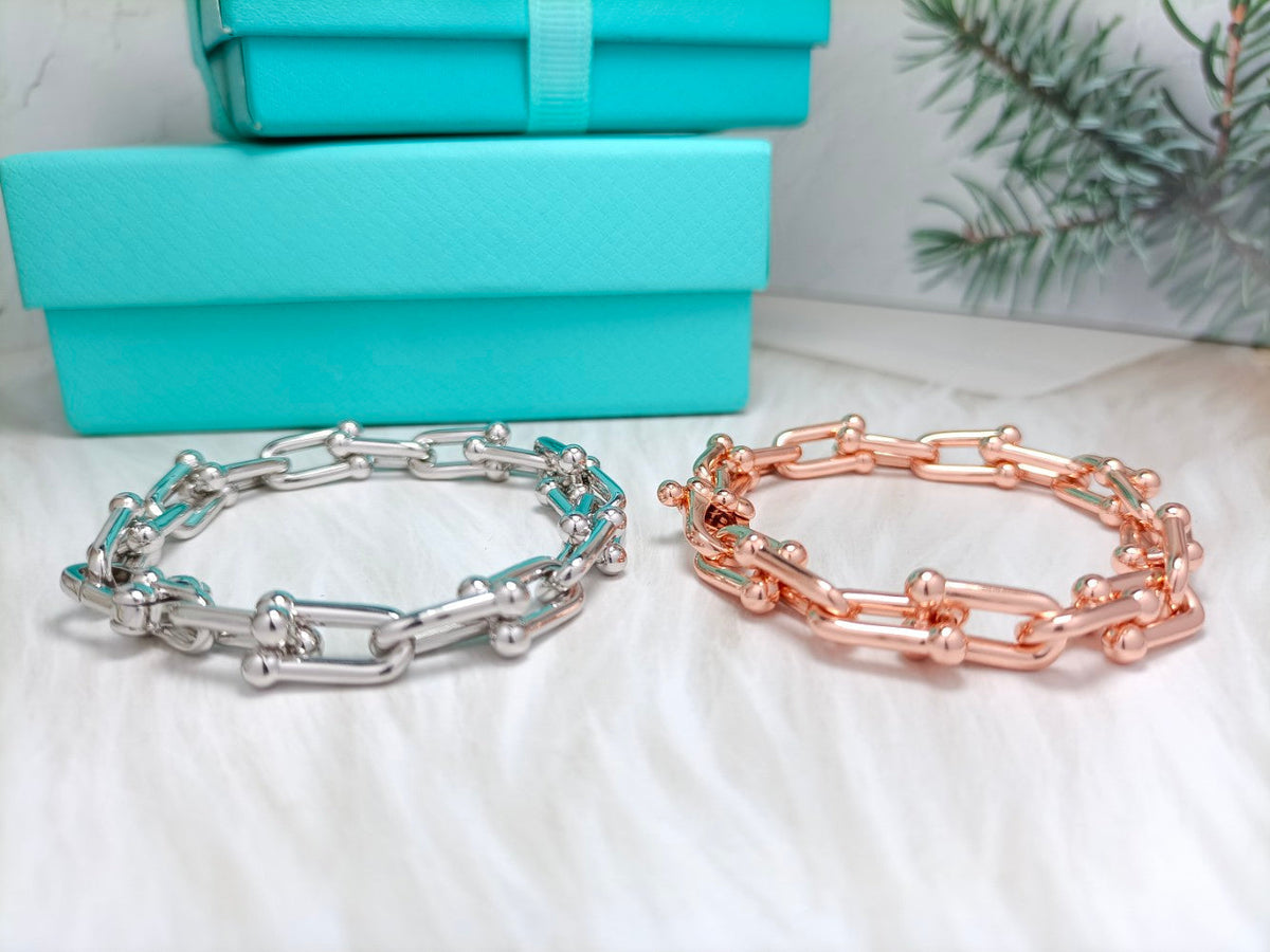 [Regalia Jewels]HARDWEAR BRACELET PINK GOLD AND SILVER