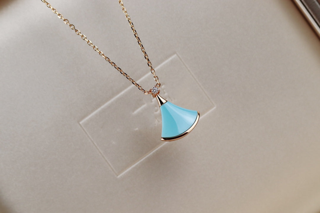 [Regalia Jewelry]DREAM NECKLACE TURQUOISE PINK GOLD