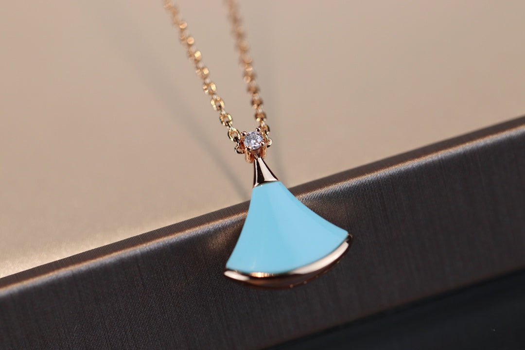 [Regalia Jewelry]DREAM NECKLACE TURQUOISE PINK GOLD